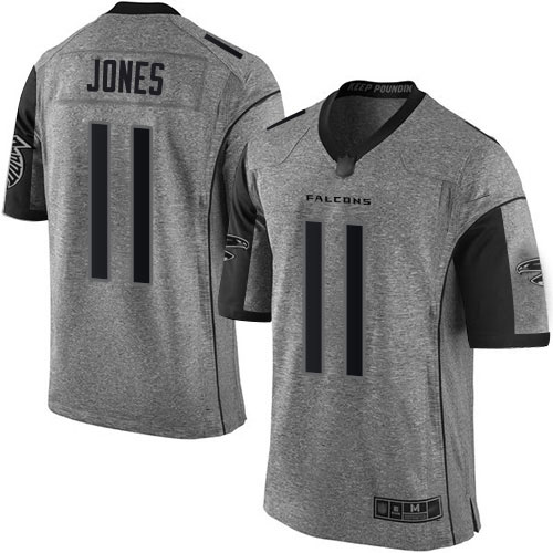 Atlanta Falcons Limited Gray Men Julio Jones Jersey NFL Football #11 Gridiron->women nfl jersey->Women Jersey